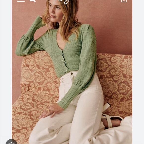 Sezane Charlotte Cardigan - Picture 2 of 7
